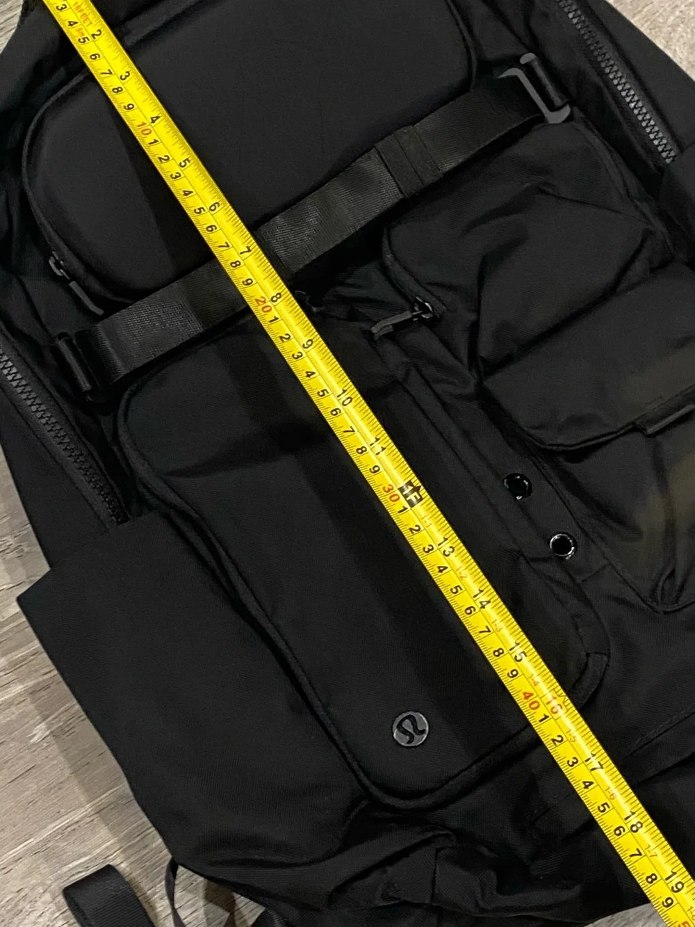 Lululemon Black Cruiser Large Backpack 28L Tech Gym Bag